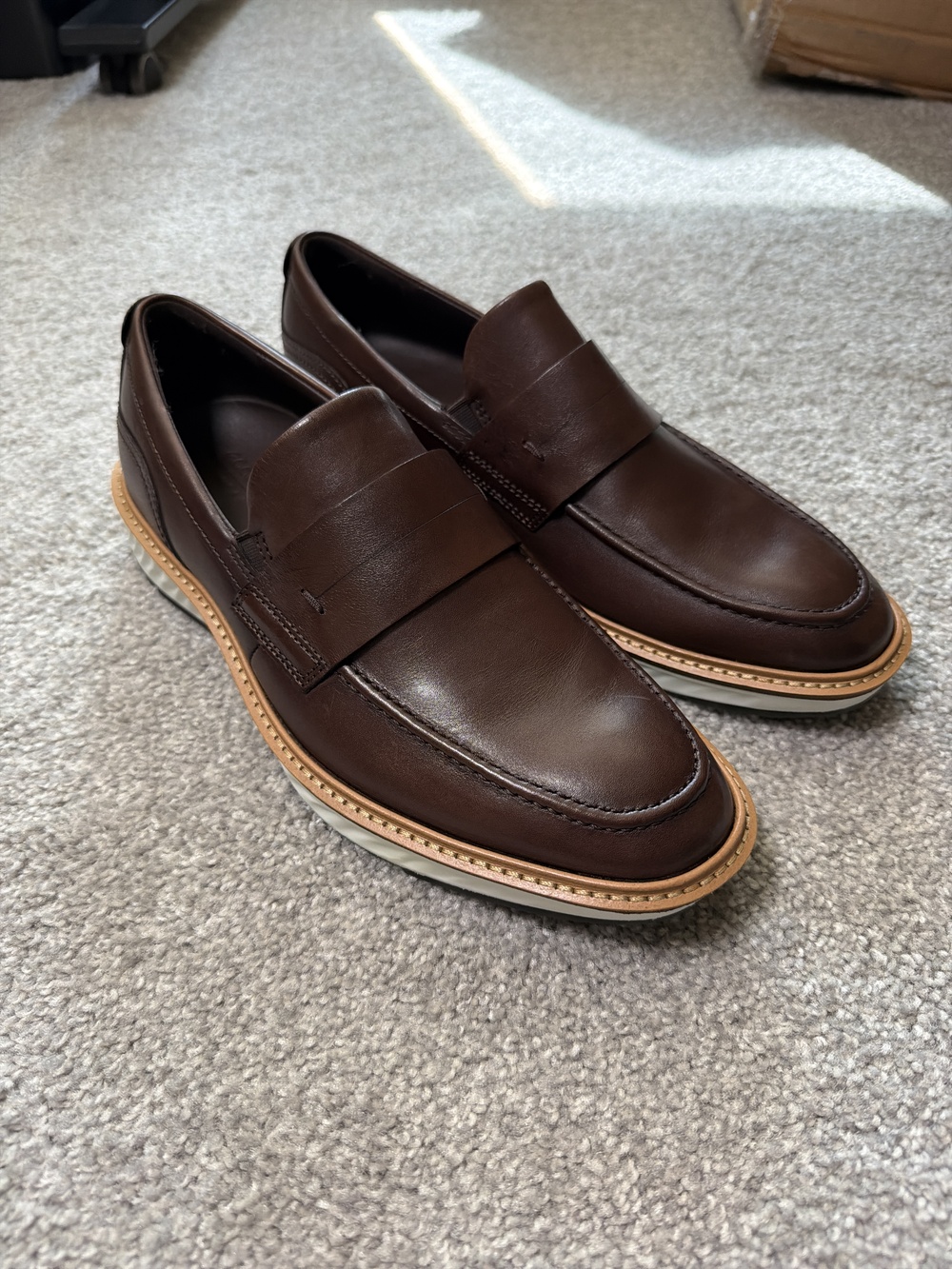 Ecco ST.1 Hybrid Loafer Brown Size 42 (US8-8.5) EUC